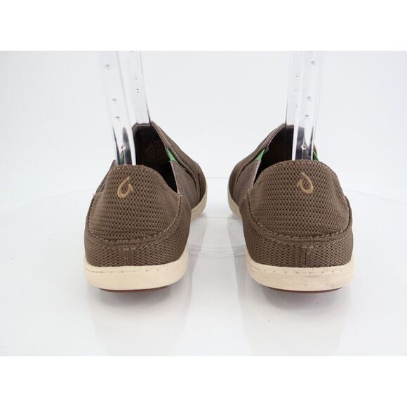 Olukai Nohea Mesh Shoe Men's Size 10 Tan Brown Loafer Casual Slip On Convertible - Picture 5 of 10